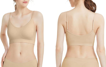 Padded Bralette for Women Straps Sleep Bras Seamless Yoga Sport Bras