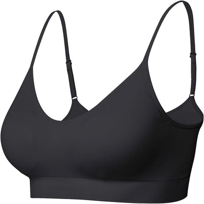 Padded Bralette for Women Straps Sleep Bras Seamless Yoga Sport Bras