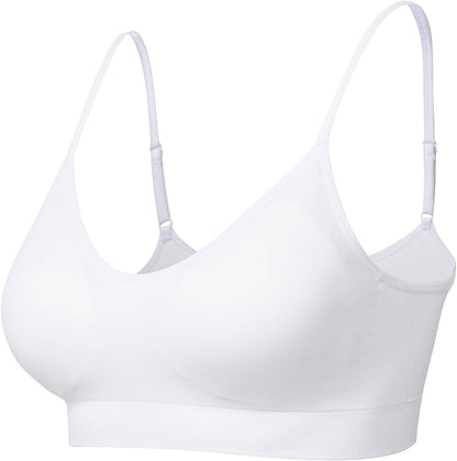 Padded Bralette for Women Straps Sleep Bras Seamless Yoga Sport Bras