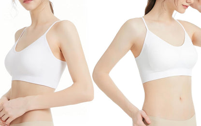 Padded Bralette for Women Straps Sleep Bras Seamless Yoga Sport Bras
