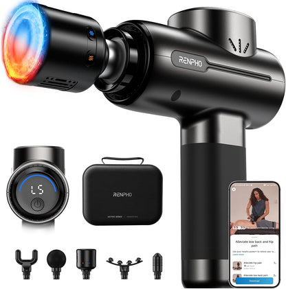 Active+ Massage Gun, App-Controlled Guided Courses, Bluetooth