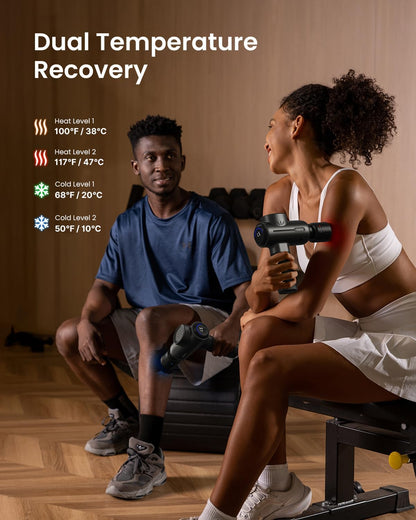 Active+ Massage Gun, App-Controlled Guided Courses, Bluetooth