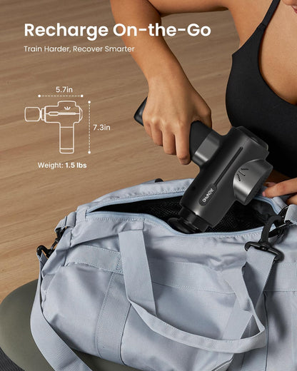 Active+ Massage Gun, App-Controlled Guided Courses, Bluetooth
