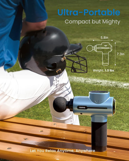 Active+ Massage Gun, App-Controlled Guided Courses, Bluetooth