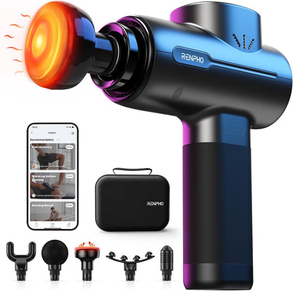 Active+ Massage Gun, App-Controlled Guided Courses, Bluetooth
