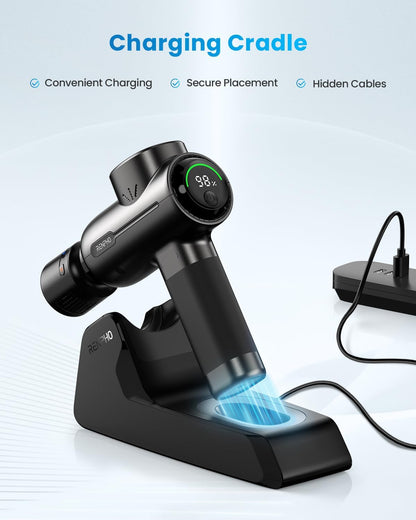 Active+ Massage Gun, App-Controlled Guided Courses, Bluetooth