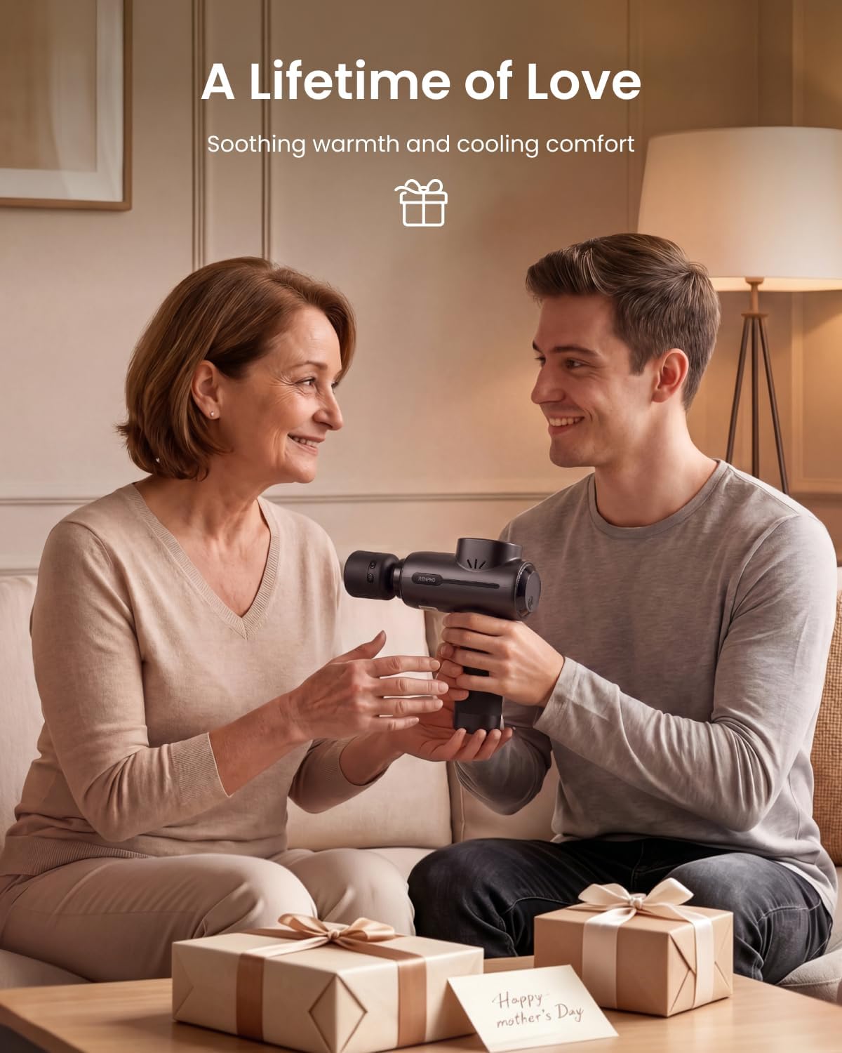 Active+ Massage Gun, App-Controlled Guided Courses, Bluetooth