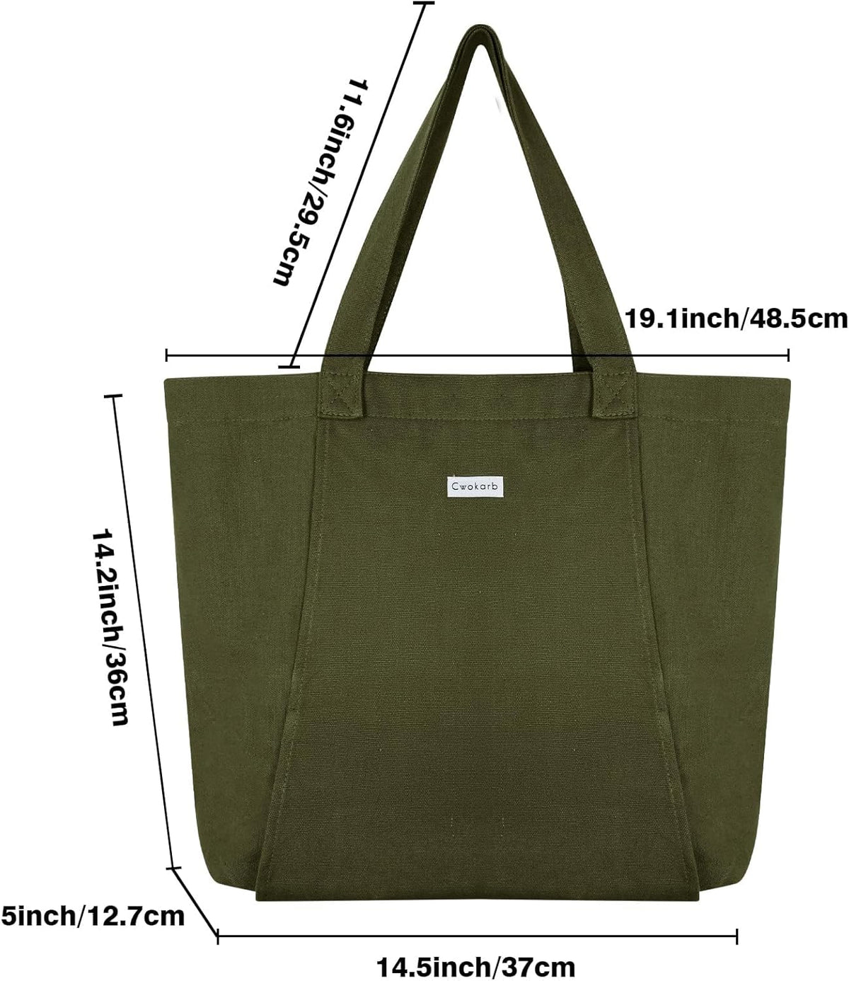 Yoga Mat Bag for Women, Pure Cotton Canvas Yoga Tote with Wet/Dry Pocket, Bottle Holder & Inner Zipper Pocket, Yoga Mat Carrier Bag for Pilates, Gym, Travel, Beach