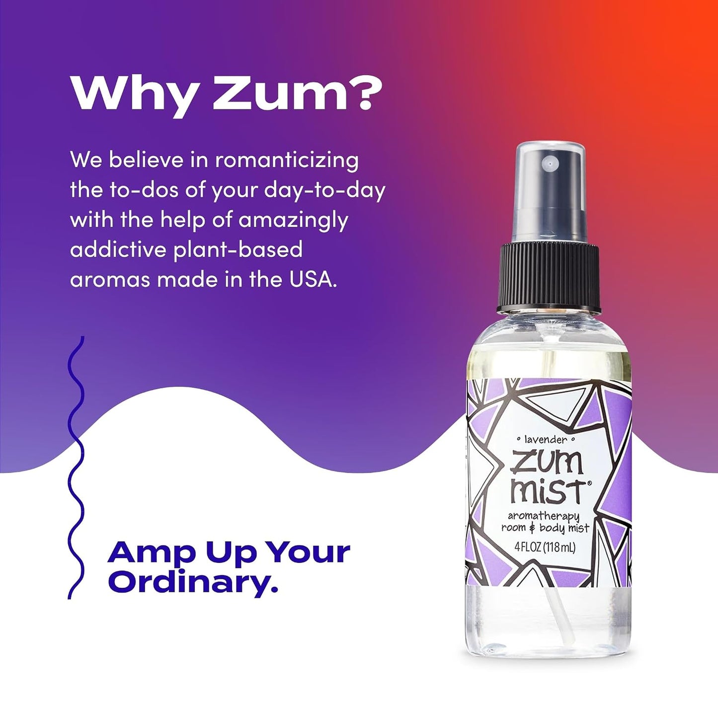 Zum, Body Mist Lavender, 4 Fl Oz