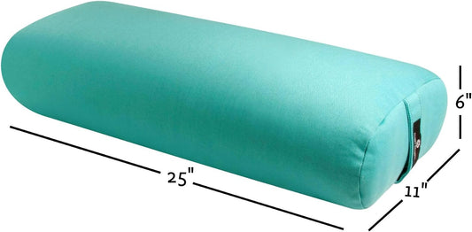 Standard Yoga Bolster - Firm, Supportive, Handmade, Durable