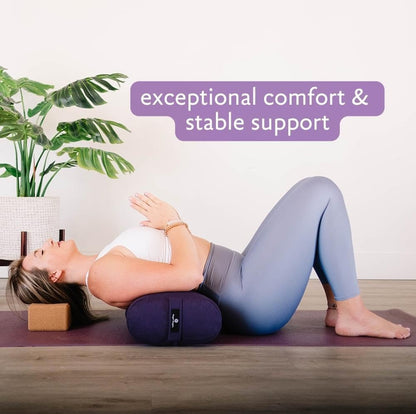 Standard Yoga Bolster - Firm, Supportive, Handmade, Durable