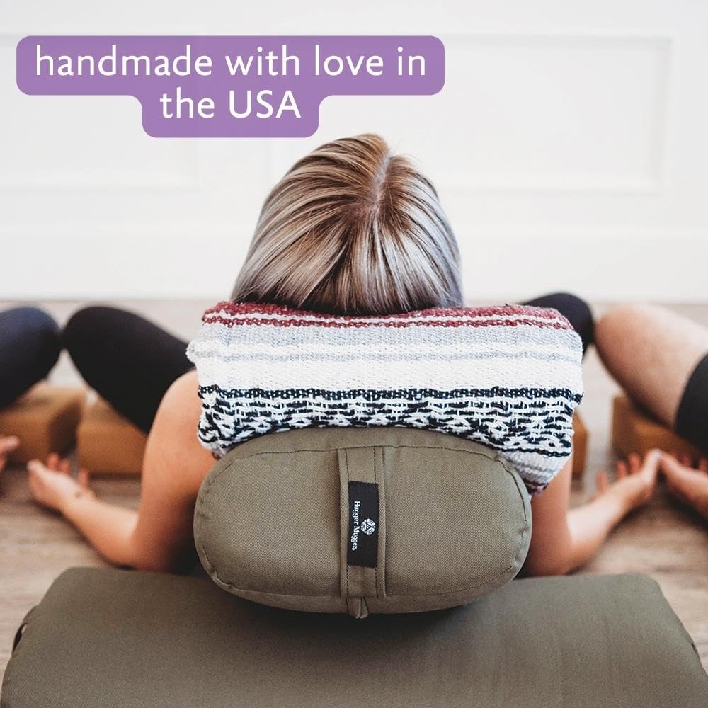 Standard Yoga Bolster - Firm, Supportive, Handmade, Durable