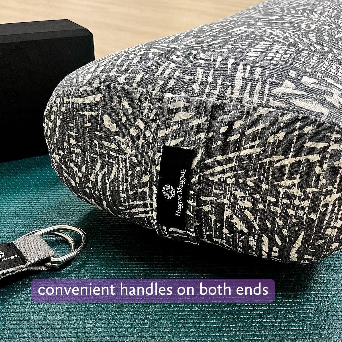 Standard Yoga Bolster - Firm, Supportive, Handmade, Durable