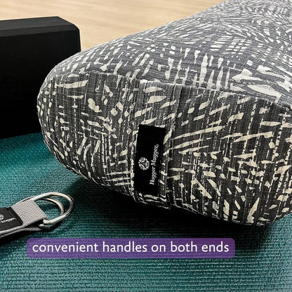 Standard Yoga Bolster - Firm, Supportive, Handmade, Durable