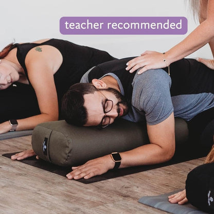 Standard Yoga Bolster - Firm, Supportive, Handmade, Durable