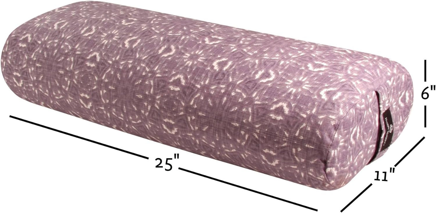 Standard Yoga Bolster - Firm, Supportive, Handmade, Durable