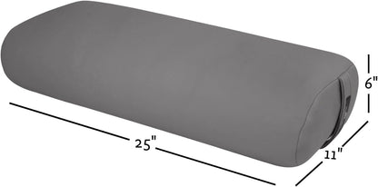 Standard Yoga Bolster - Firm, Supportive, Handmade, Durable