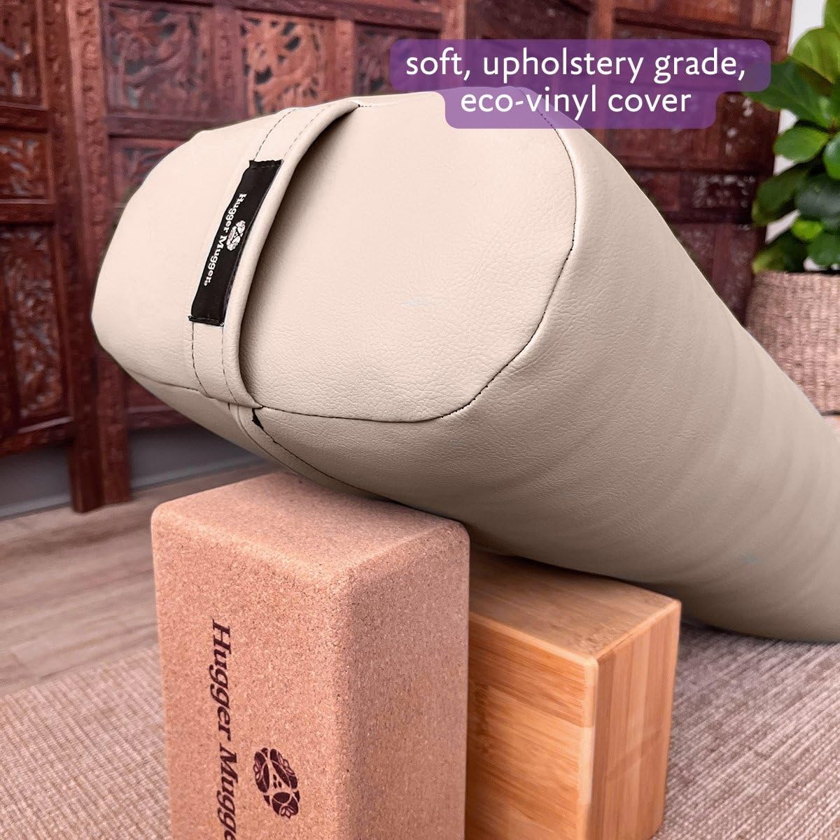 Standard Yoga Bolster - Firm, Supportive, Handmade, Durable