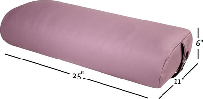 Standard Yoga Bolster - Firm, Supportive, Handmade, Durable