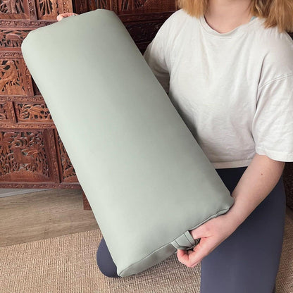 Standard Yoga Bolster - Firm, Supportive, Handmade, Durable