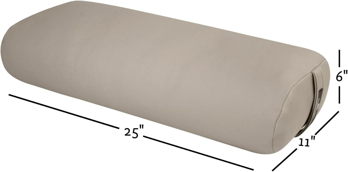 Standard Yoga Bolster - Firm, Supportive, Handmade, Durable