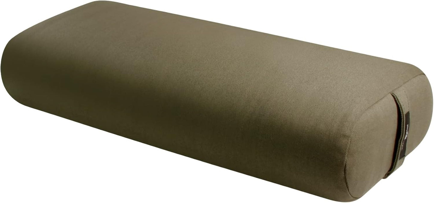 Standard Yoga Bolster - Firm, Supportive, Handmade, Durable
