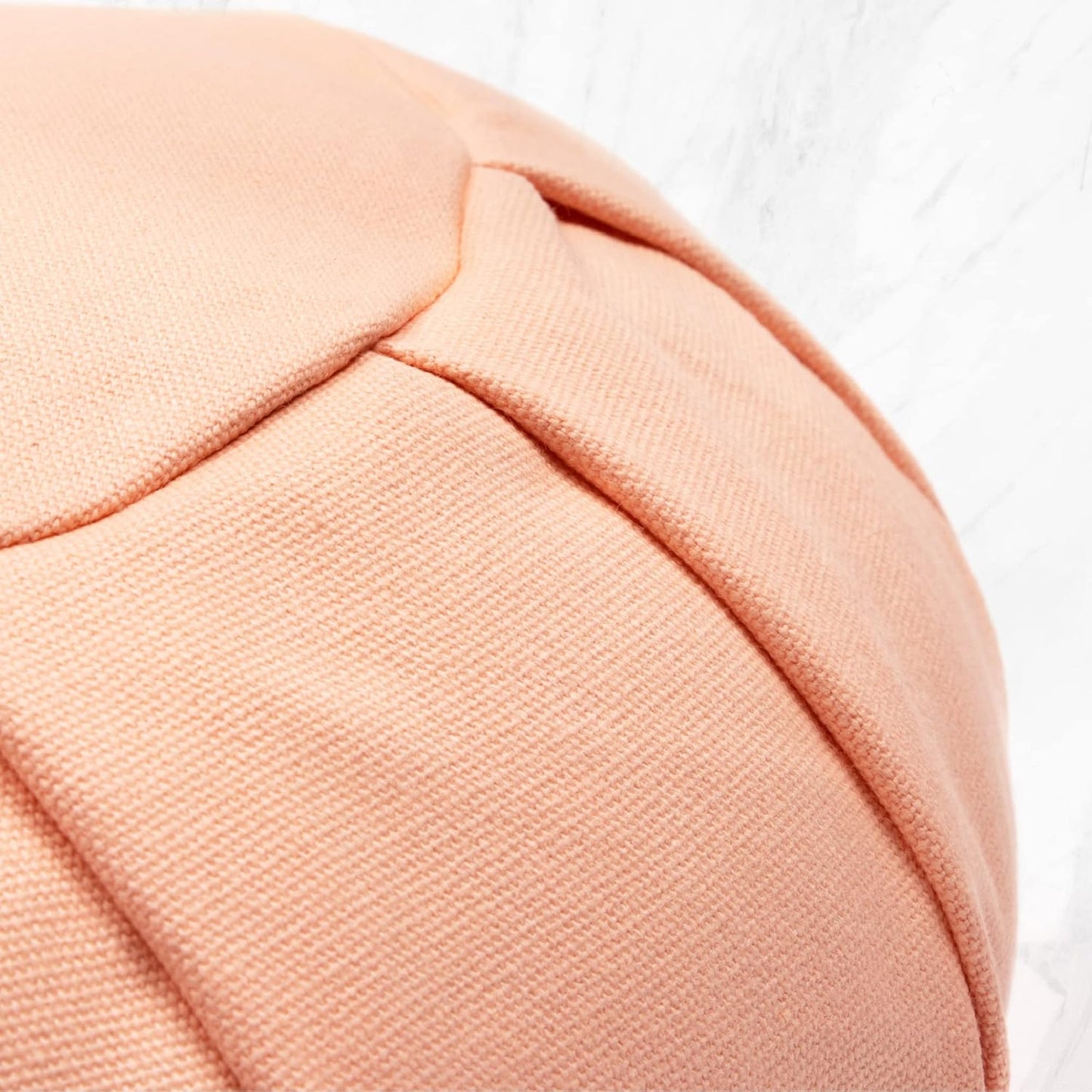 Zafu Yoga Meditation Cushion with Washable Cover - Floor Cushion Pillow with Natural Buckwheat Filling - Soft Round Cotton Design for Meditating or Pranayama Exercises