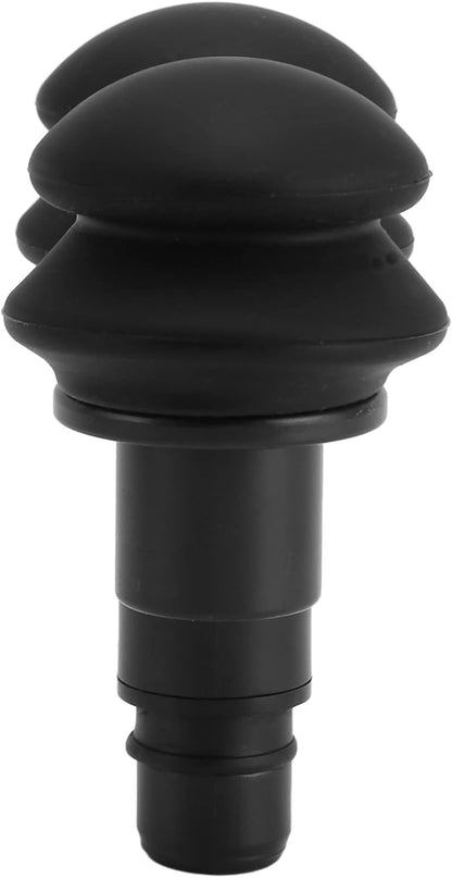 Muscle Massage Gun Head, 18mm Double Gas Cushion Fascia Massager Head with Soft Silicone Muscle Relaxant Accessories Gas Cushion Replacement Head