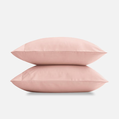by SIJO Pillowcase Set, 100% Viscose derived from Organically Grown Bamboo, Buttery Soft, Silky, Breathable, Cooling, Oeko-TEX, High GSM, 2-Pack, Envelope Closure (Queen, Forest)