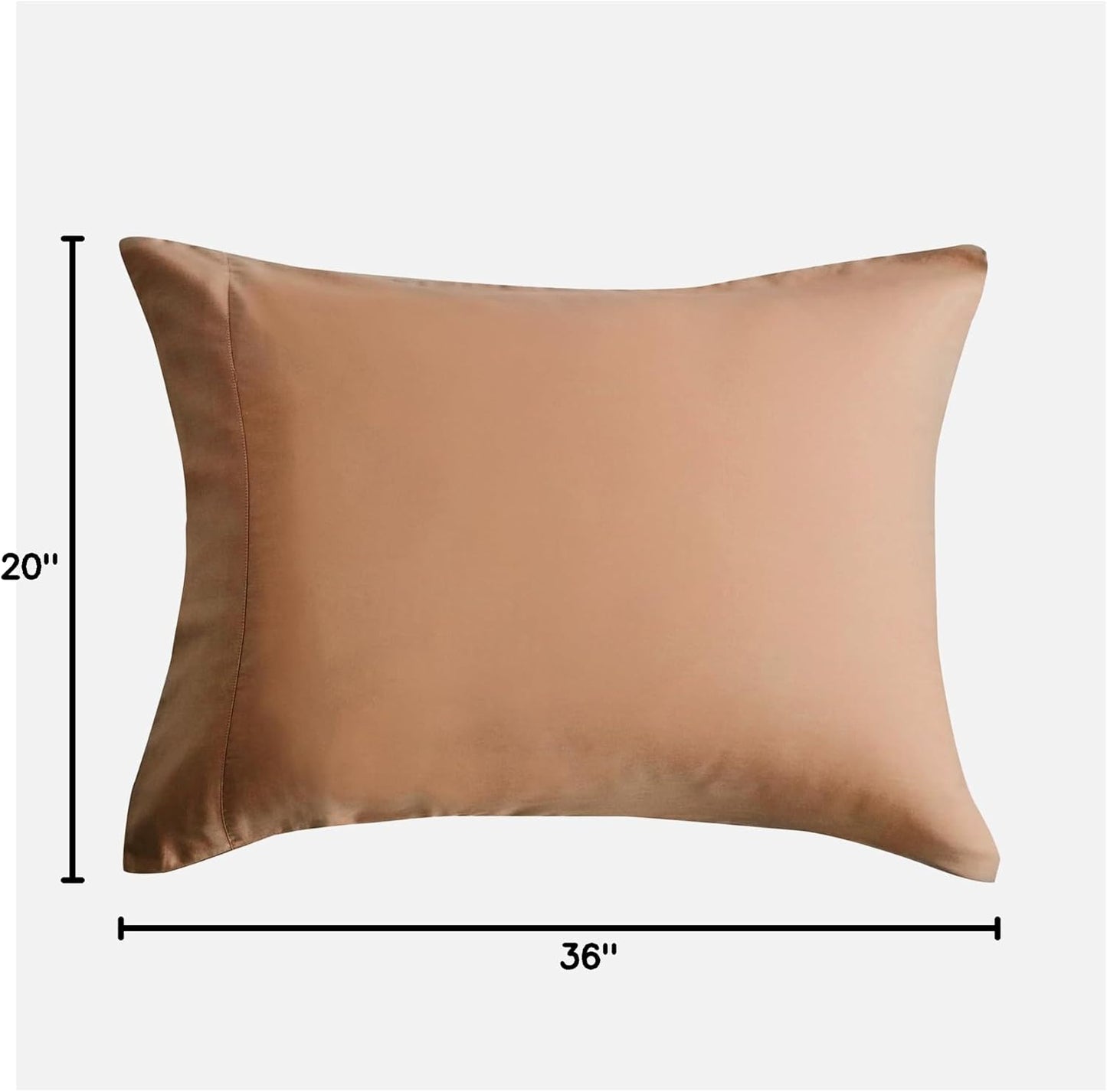by SIJO Pillowcase Set, 100% Viscose derived from Organically Grown Bamboo, Buttery Soft, Silky, Breathable, Cooling, Oeko-TEX, High GSM, 2-Pack, Envelope Closure (Queen, Forest)