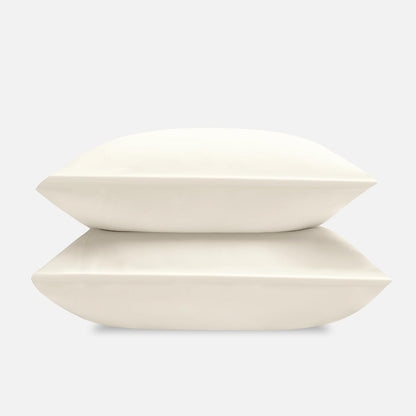 by SIJO Pillowcase Set, 100% Viscose derived from Organically Grown Bamboo, Buttery Soft, Silky, Breathable, Cooling, Oeko-TEX, High GSM, 2-Pack, Envelope Closure (Queen, Forest)