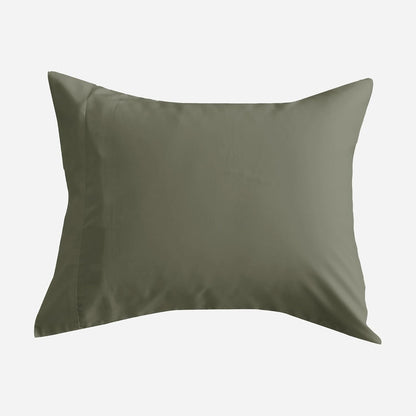 by SIJO Pillowcase Set, 100% Viscose derived from Organically Grown Bamboo, Buttery Soft, Silky, Breathable, Cooling, Oeko-TEX, High GSM, 2-Pack, Envelope Closure (Queen, Forest)