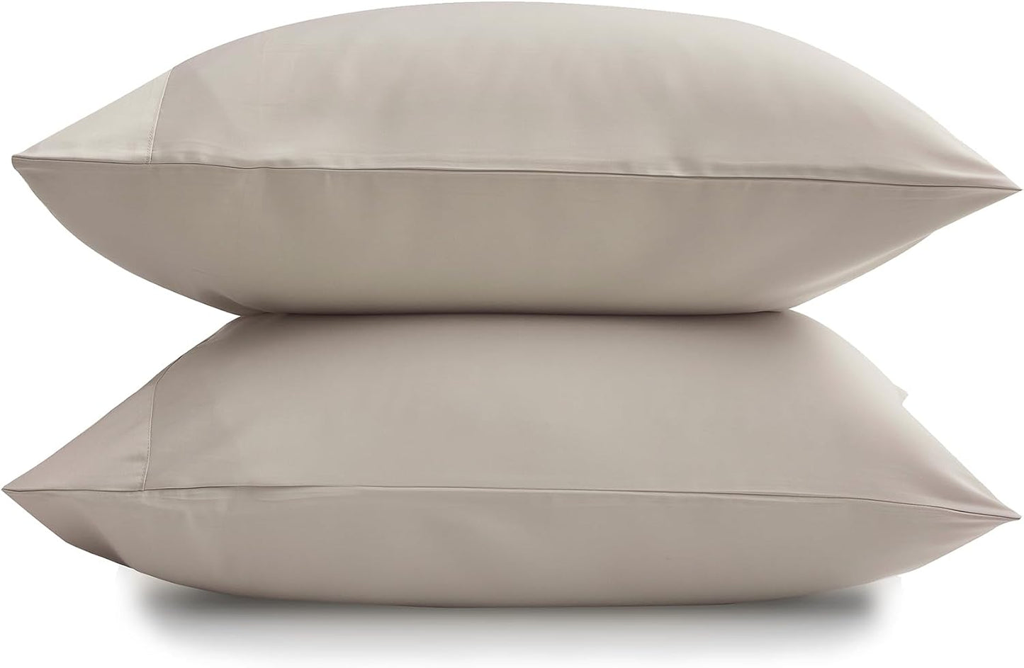 by SIJO Pillowcase Set, 100% Viscose derived from Organically Grown Bamboo, Buttery Soft, Silky, Breathable, Cooling, Oeko-TEX, High GSM, 2-Pack, Envelope Closure (Queen, Forest)