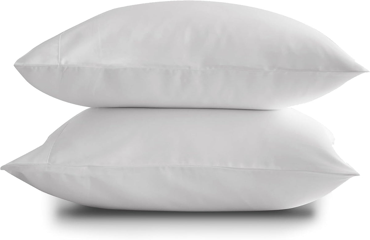 by SIJO Pillowcase Set, 100% Viscose derived from Organically Grown Bamboo, Buttery Soft, Silky, Breathable, Cooling, Oeko-TEX, High GSM, 2-Pack, Envelope Closure (Queen, Forest)