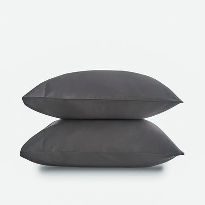 by SIJO Pillowcase Set, 100% Viscose derived from Organically Grown Bamboo, Buttery Soft, Silky, Breathable, Cooling, Oeko-TEX, High GSM, 2-Pack, Envelope Closure (Queen, Forest)
