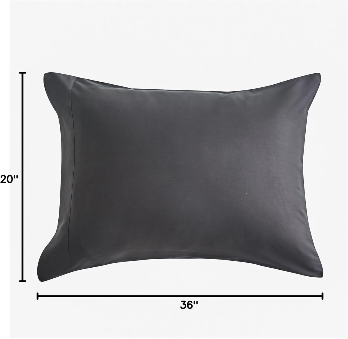 by SIJO Pillowcase Set, 100% Viscose derived from Organically Grown Bamboo, Buttery Soft, Silky, Breathable, Cooling, Oeko-TEX, High GSM, 2-Pack, Envelope Closure (Queen, Forest)