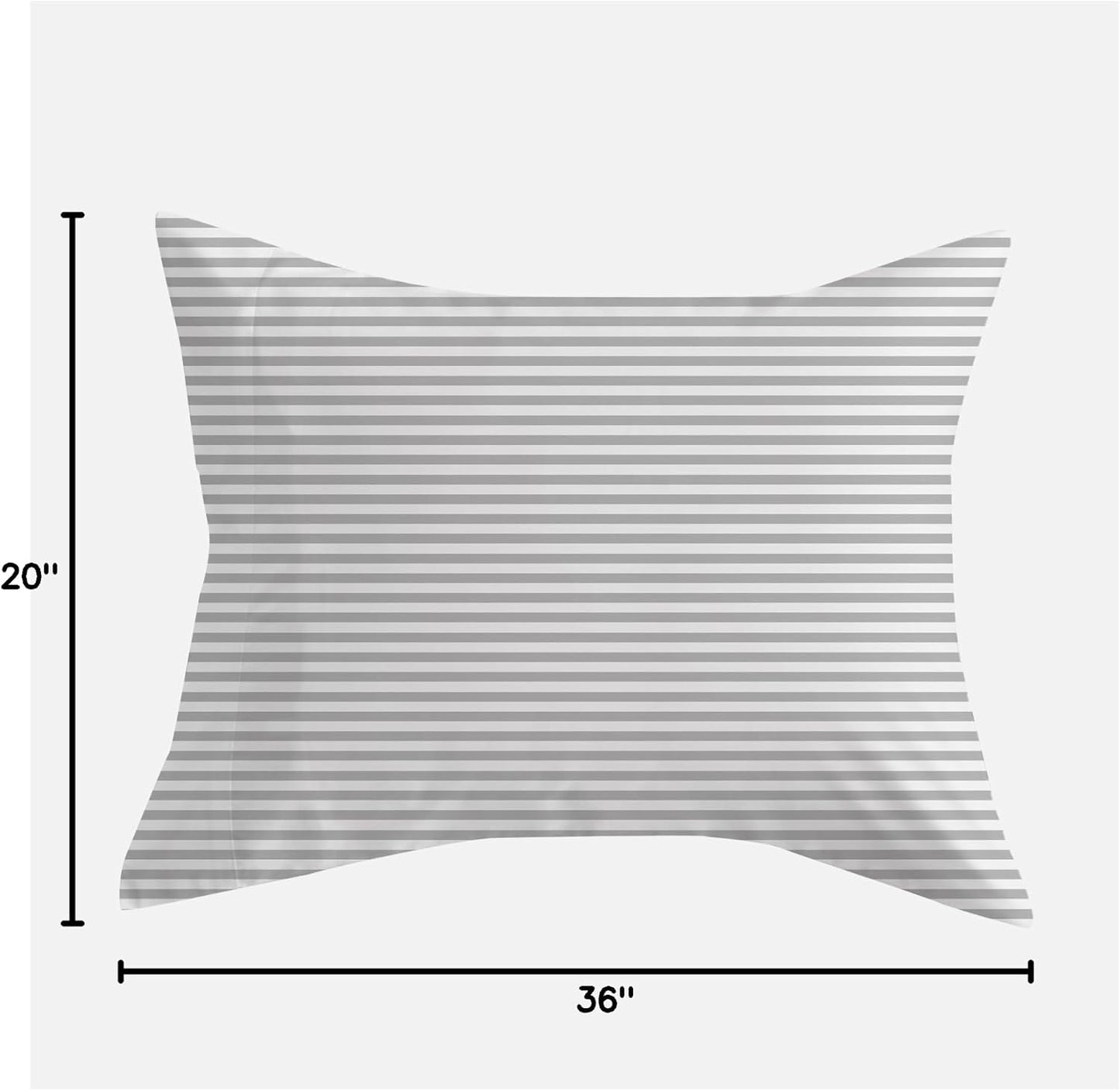 by SIJO Pillowcase Set, 100% Viscose derived from Organically Grown Bamboo, Buttery Soft, Silky, Breathable, Cooling, Oeko-TEX, High GSM, 2-Pack, Envelope Closure (Queen, Forest)