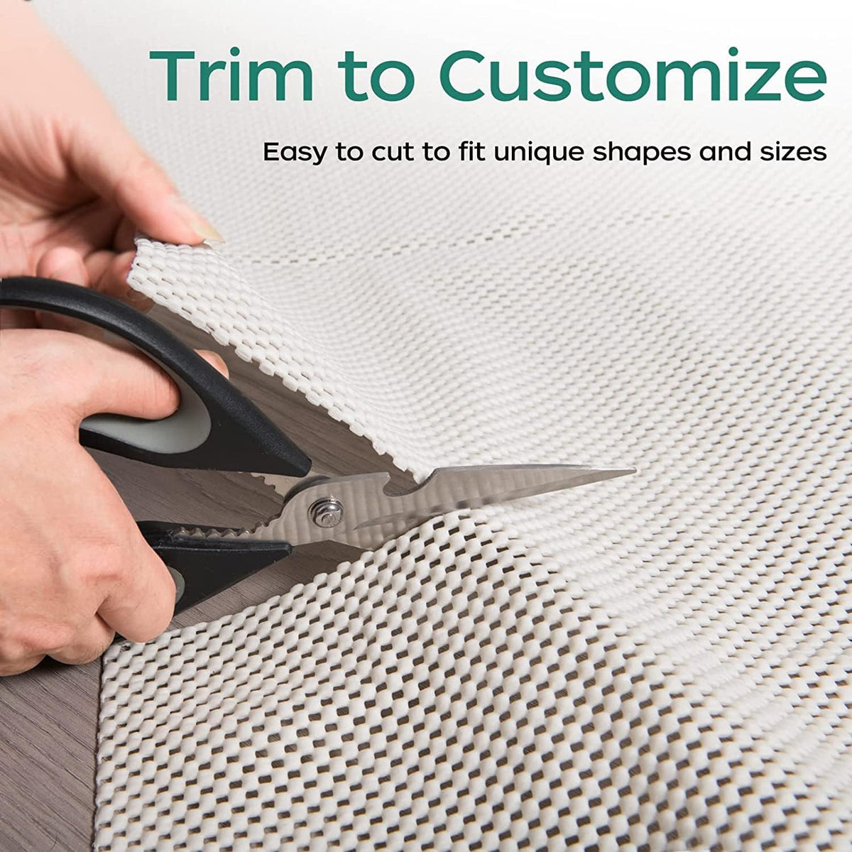 Non Slip Rug Pad Gripper 2 x 3 Feet Extra Thick Carpet Pads for Area Rugs and Hardwood Floors, Keep Your Rugs Safe and in Place
