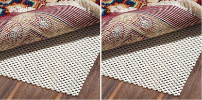 Non Slip Rug Pad Gripper 2 x 3 Feet Extra Thick Carpet Pads for Area Rugs and Hardwood Floors, Keep Your Rugs Safe and in Place