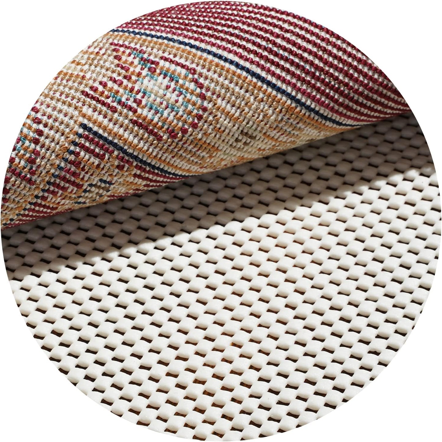 Non Slip Rug Pad Gripper 2 x 3 Feet Extra Thick Carpet Pads for Area Rugs and Hardwood Floors, Keep Your Rugs Safe and in Place