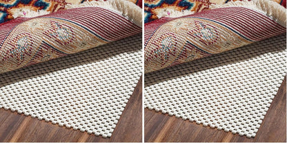 Non Slip Rug Pad Gripper 2 x 3 Feet Extra Thick Carpet Pads for Area Rugs and Hardwood Floors, Keep Your Rugs Safe and in Place
