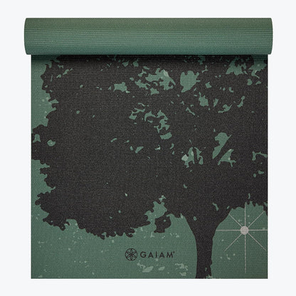 Yoga Mat Classic Print, 4mm Non-Slip Mat | Lightweight 4mm print yoga mat with non-slip grip. Ideal for yoga, Pilates & floor workouts at home or studio.