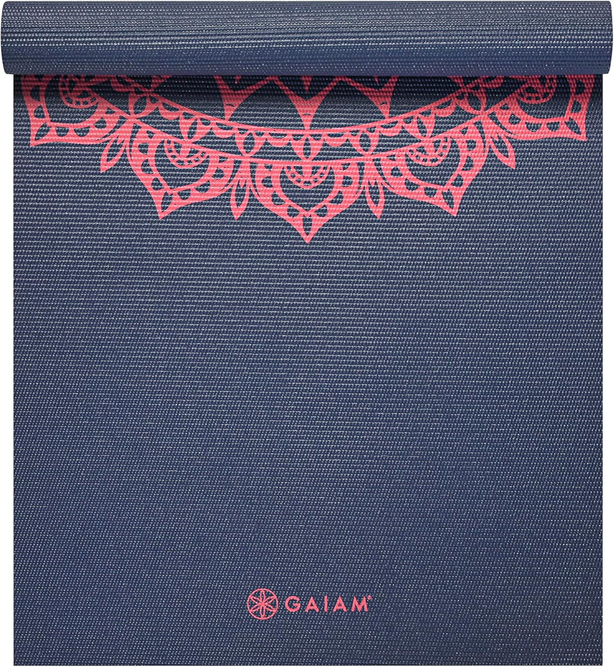 Yoga Mat Classic Print, 4mm Non-Slip Mat | Lightweight 4mm print yoga mat with non-slip grip. Ideal for yoga, Pilates & floor workouts at home or studio.