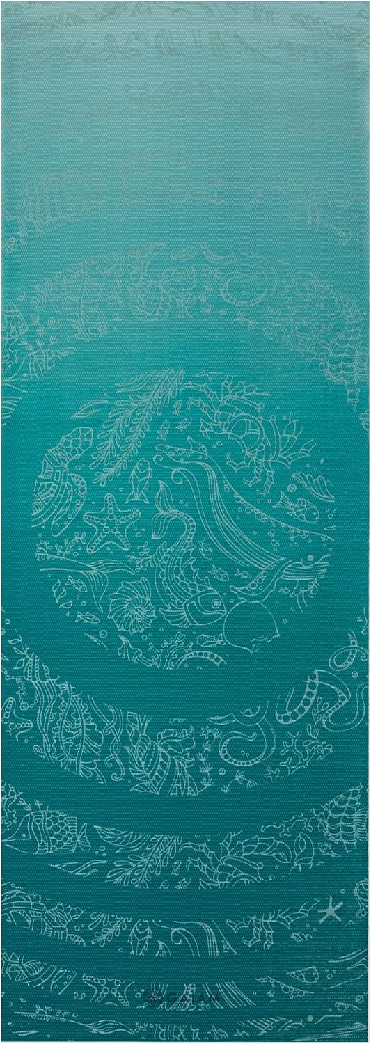 Yoga Mat Classic Print, 4mm Non-Slip Mat | Lightweight 4mm print yoga mat with non-slip grip. Ideal for yoga, Pilates & floor workouts at home or studio.