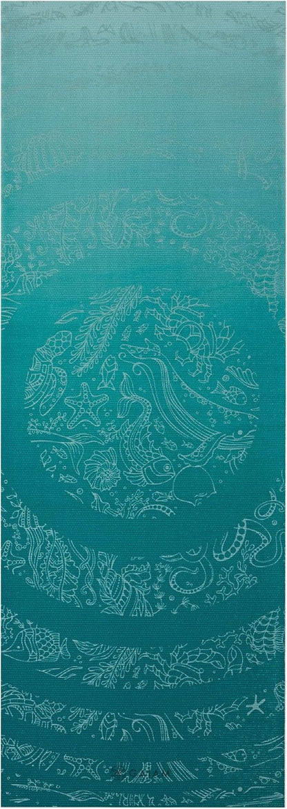Yoga Mat Classic Print, 4mm Non-Slip Mat | Lightweight 4mm print yoga mat with non-slip grip. Ideal for yoga, Pilates & floor workouts at home or studio.