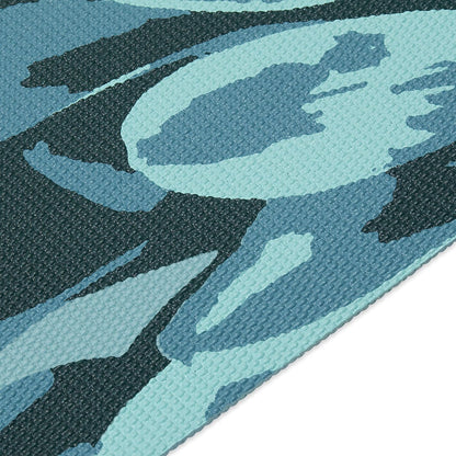 Yoga Mat Classic Print, 4mm Non-Slip Mat | Lightweight 4mm print yoga mat with non-slip grip. Ideal for yoga, Pilates & floor workouts at home or studio.