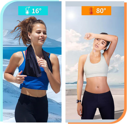 Cooling Towel (40"x12") - for Neck/Face, Ice Towel,Chilly Towel, Cooling Neck Wraps for Hot Weather Instant Chill, Soft Microfiber for Yoga, Gym, Golf, Running,Workout, Outdoor Sports, Hiking