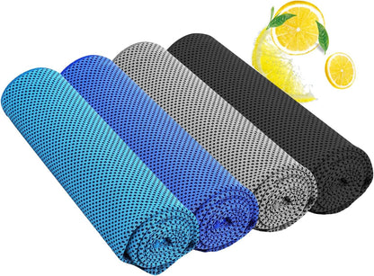 Cooling Towel (40"x12") - for Neck/Face, Ice Towel,Chilly Towel, Cooling Neck Wraps for Hot Weather Instant Chill, Soft Microfiber for Yoga, Gym, Golf, Running,Workout, Outdoor Sports, Hiking
