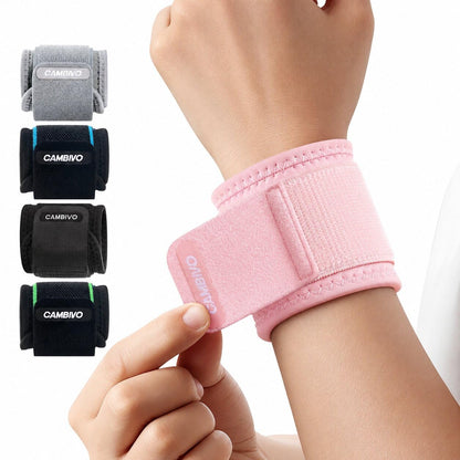 2 Pack Wrist Brace for Carpal Tunnel with wraps, Black | Wrist Support, Adjustable Wrist Wraps for Weightlifting, Tendonitis, Pain Relief, Sleeping, Night, Gym, Neoprene, Both Hands