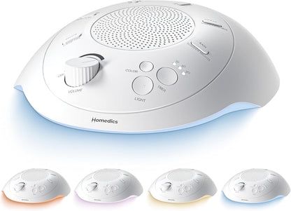 SoundSleep White Noise Sound Machine, Silver